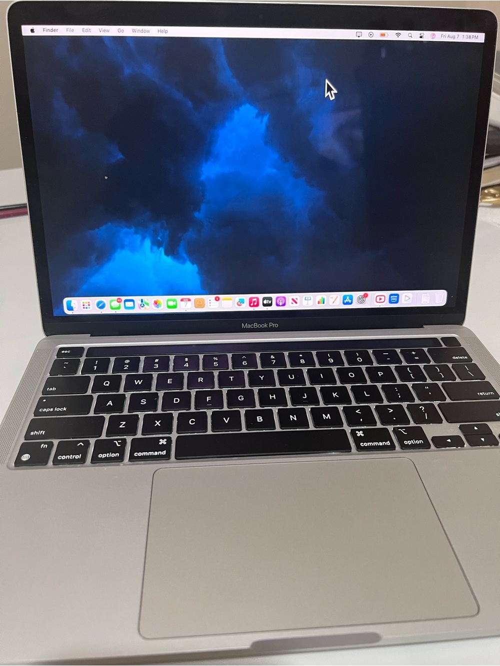Apple MacBook Pro in Silver with Black Keyboard